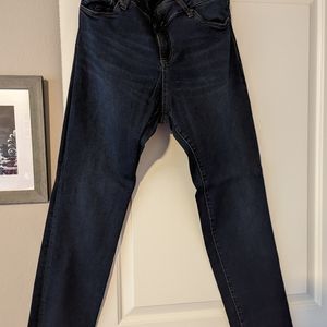 KUT Diana size 16 dark denim skinny worn